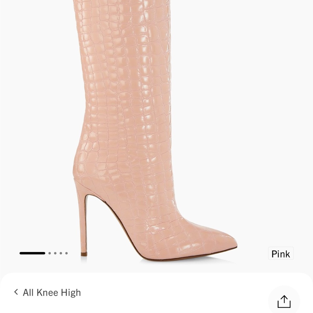 Paris Texas Pink Heeled Boots